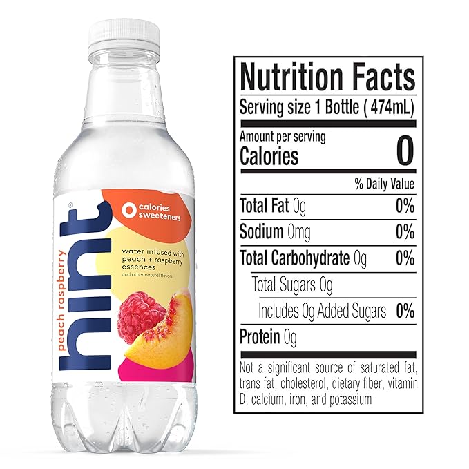 Hint Fruit-Infused Bottled Water, Smashup Flavored Variety Pack - Purified Water Beverages with Zero Calories, Natural Flavors, and Sugar Free - 16 Fl Oz (Pack of 24)