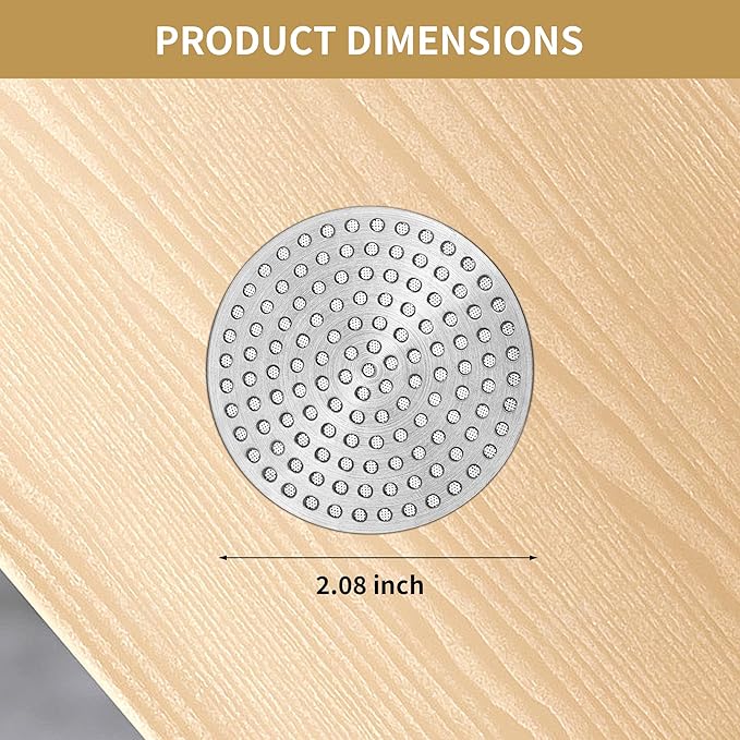 53.3mm Puck Screen 2 Pack, Reusable Stainless Steel Coffee Filter, Dual Layer Espresso Screen for 54mm Portafilter, Barista Tool for Cleaner Machine & Better Extraction