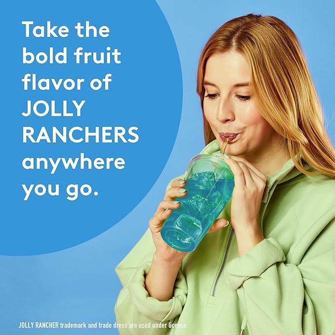 Jolly Rancher Rancher Singles To Go Water Drink Mix, Blue Raspberry, 12 Boxes With 6 Packets Each, 72 Total Servings
