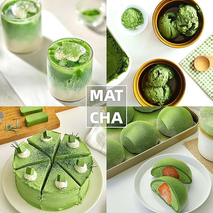 Ceremonial Grade Matcha (100g / 3.53oz), Organic Matcha Green Tea Powder, 100% Natural Pure Matcha for Lattes, Smoothies & Baking
