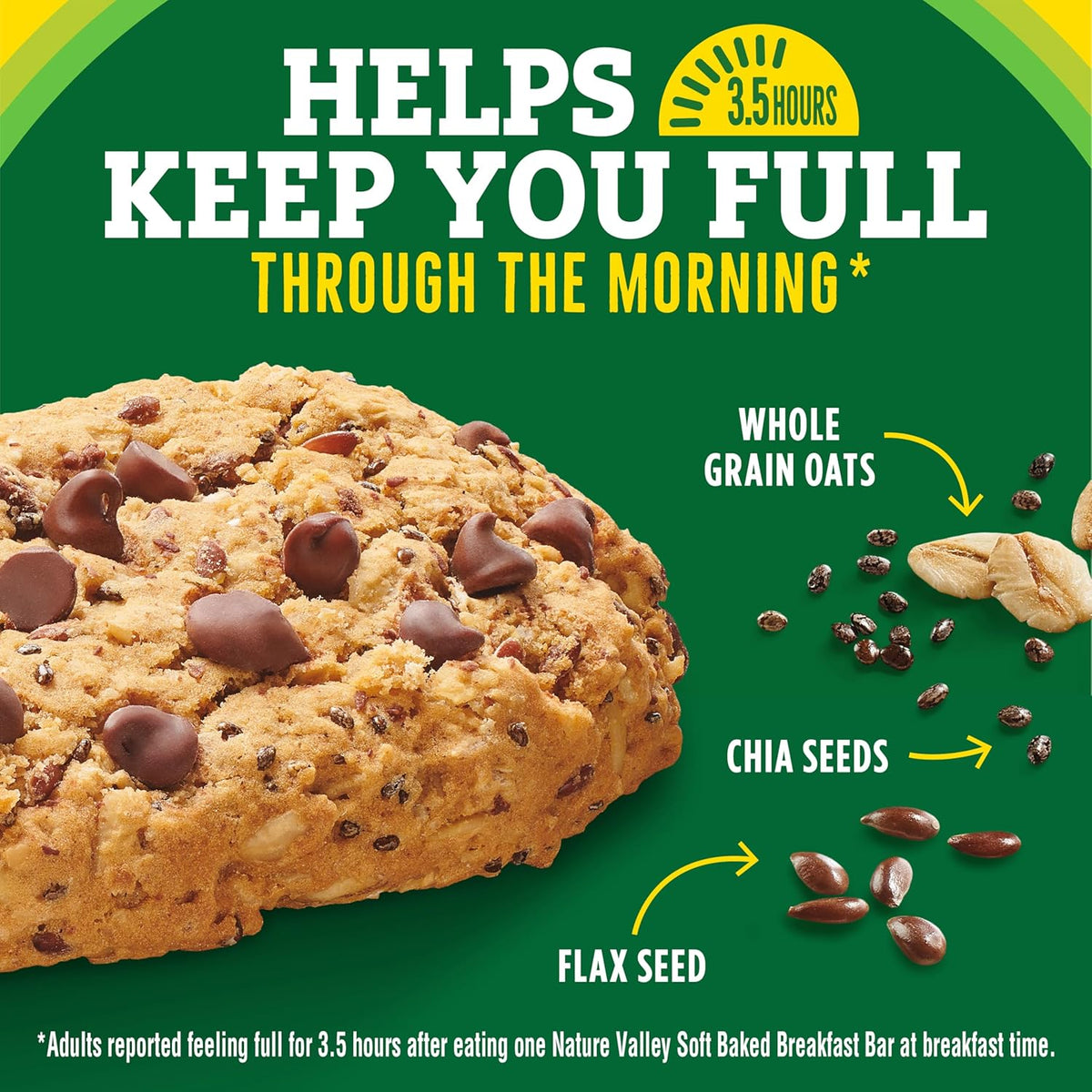 Nature Valley Soft Baked Breakfast Bars, Banana Chocolate Chip, Morning Snacks, 5 Bars, 8.85 oz