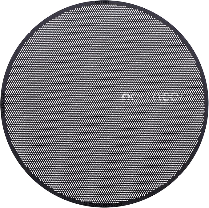 Normcore 51mm Ultra-Slim 0.2 mm Puck Screen - Lower Shower Screen - Metal Coffee Reusable Filter for 51mm Portafilter - 200-micron Laser etched - 316 Stainless Steel with Titanium PVD Coating