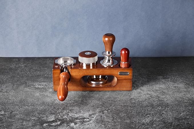 51mm espresso accessories kit include WDT tool Dosing Funnel and Puck Screen Set distribution tool can Break up Clumps funnel fit delonghi and casabrew machines