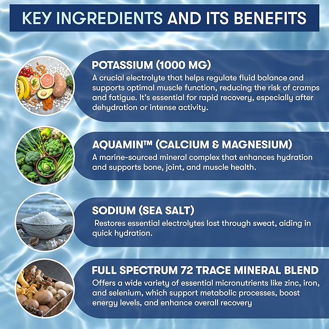 Flyby Electrolytes Powder [ No Added Sugar: Naturally Sweetened ] Contains Potassium, Aquamin™ Calcium & Magnesium, Sea Salt Sodium, Full Spectrum 72 Trace Minerals - Strawberry Lemonade