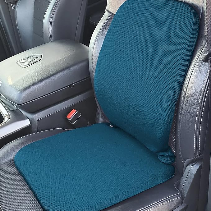 McCarty’s SacroEase MSC1-TURQUOISE Cover Only – Replacement Cover for SacroEase Premium & Deluxe Lumbar Back Support Car Seat Cushion (Insert Not Included) – Fits 16 x 15 x 19 Inches