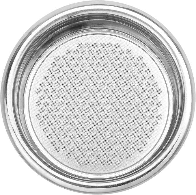 Normcore 58mm Portafilter Basket Coffee Filter, Double Layer, 304 Stainless Steel, 0.8mm Thickness, Comes with 58.5mm Puck Screen, 20 Gram