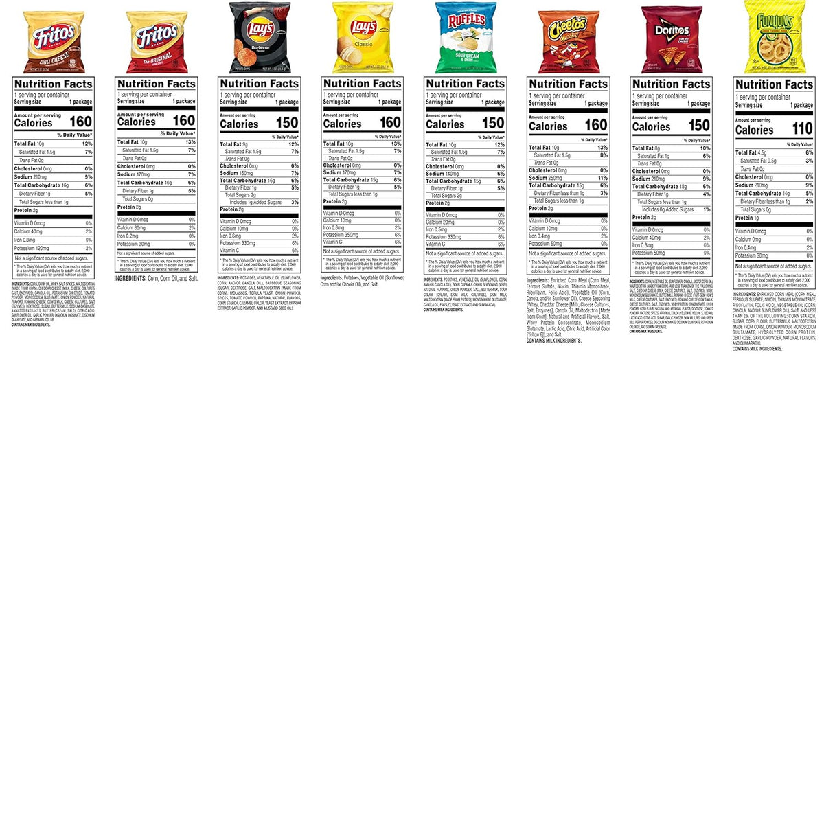 Frito-Lay SPPPOA040120 Variety Pack, Party Mix, 40 Count