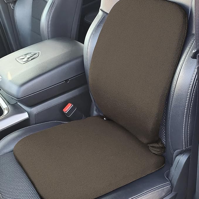 McCarty’s SacroEase MSC1-KHAKI Cover Only – Replacement Cover for SacroEase Premium & Deluxe Lumbar Back Support Car Seat Cushion (Insert Not Included) – Fits 16 x 15 x 19 Inches