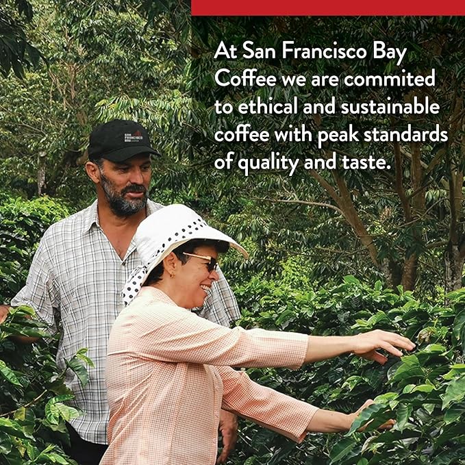 San Francisco Bay Coffee - Medium Roast Whole Bean Coffee - 100% Colombian (2 lb bag)