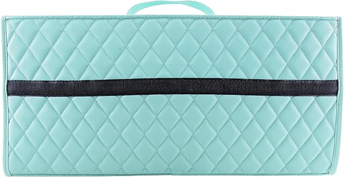 Trunk Organizer for Car,Foldable Car Organizer Back Seat,Tool Storage Organizer for Suv,Car Trunk Organizer and Storage for Sedan (Leather-Green, 19.9 inch*9.5 inch)
