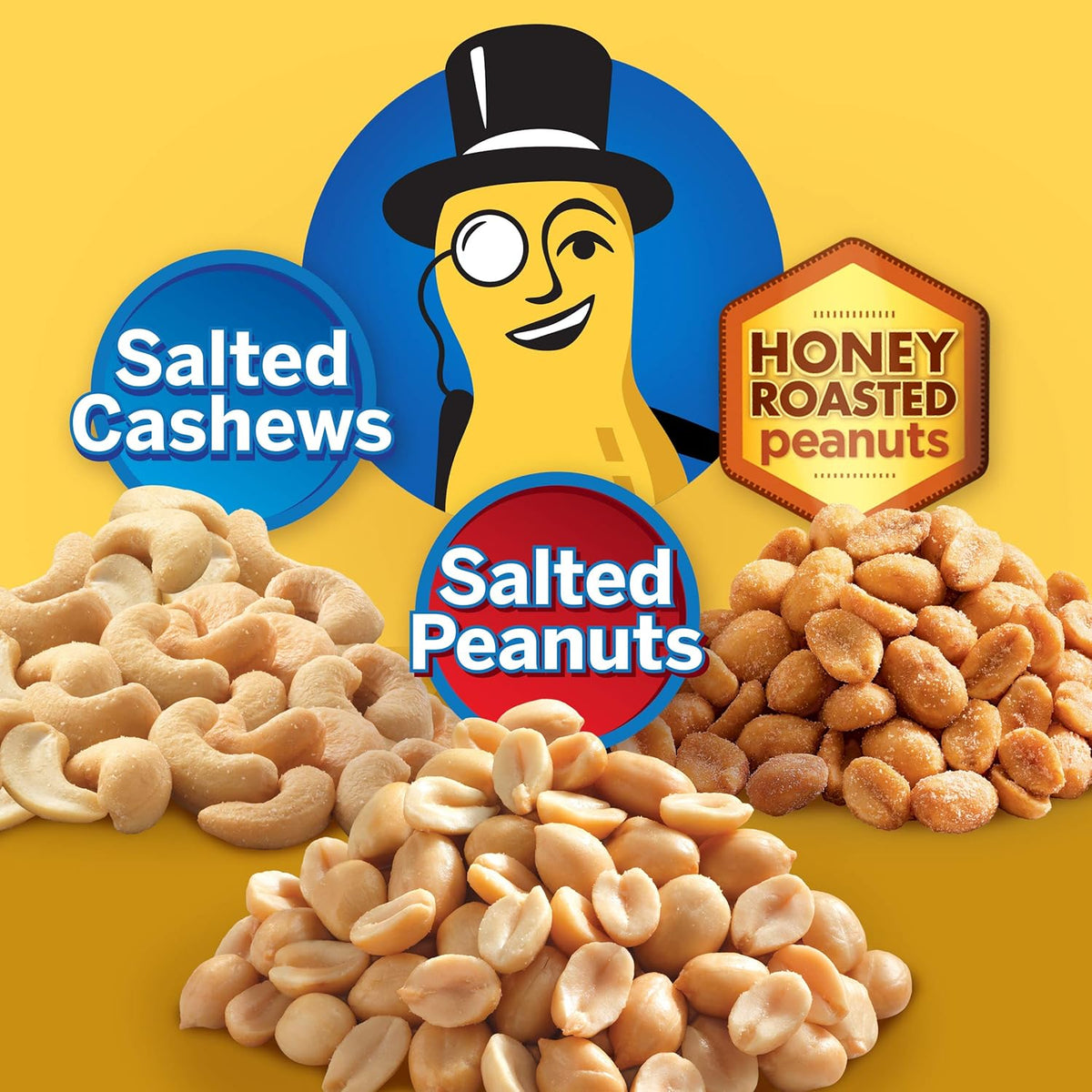 planters variety pack, 36-count, mixed nuts, kosher, individually wrapped, on-the-go snacks