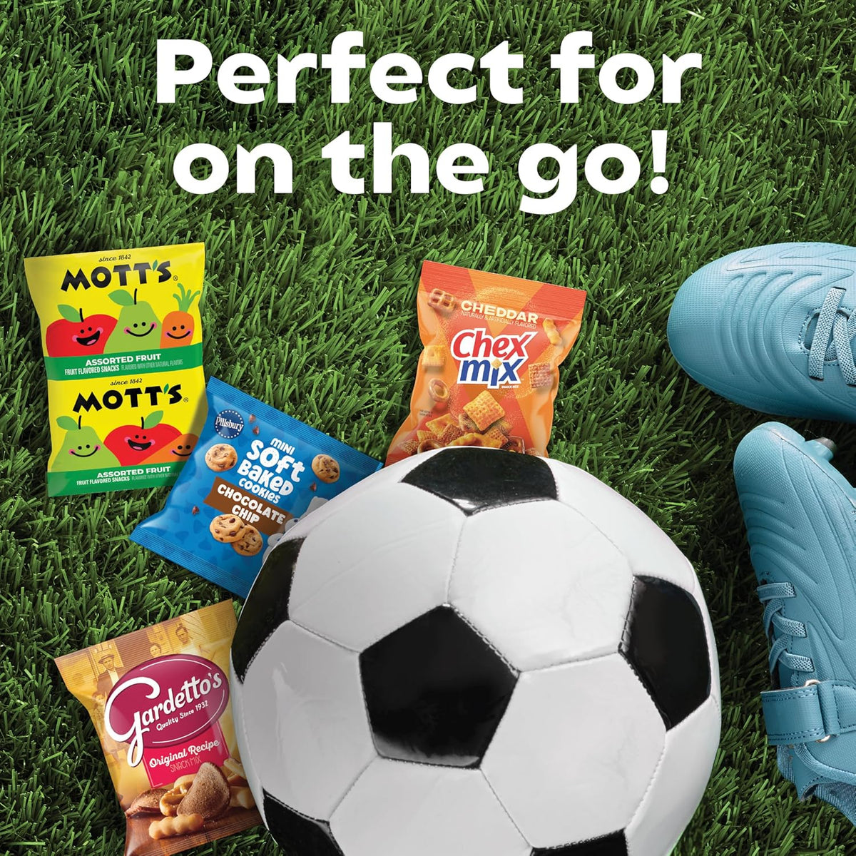 Chex Mix, Mott's, Gardetto's, Pillsbury Cookies, Snack Time Faves Variety Pack, Snack Bags, 20 Ct, 26.5 oz