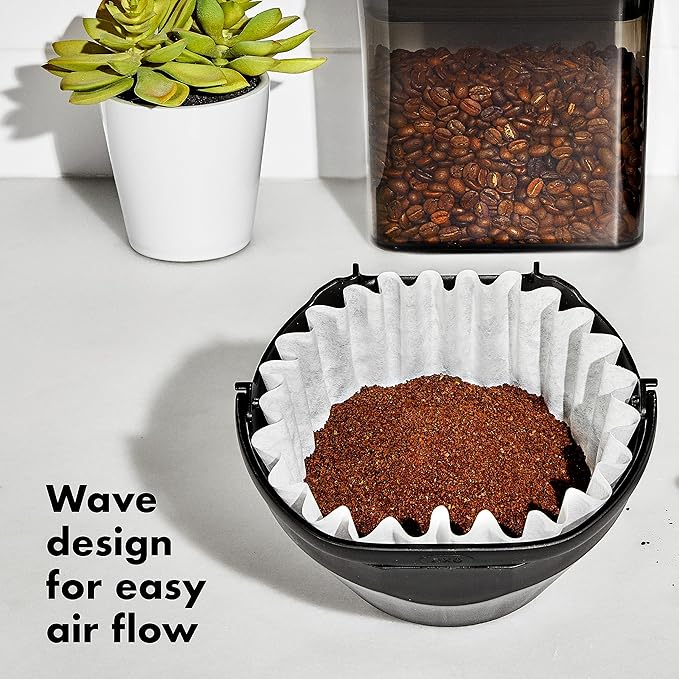 OXO Brew Commercial Basket Style Large Coffee Filters, 5-12 Cup