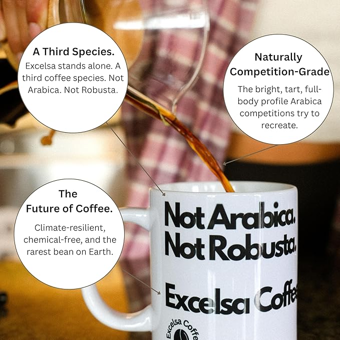 Excelsa Coffee – Vietnam Green Coffee Beans, Unroasted, 5 lbs | Rare Species, Home Roasting, Bright Fruity Flavor, Low Caffeine