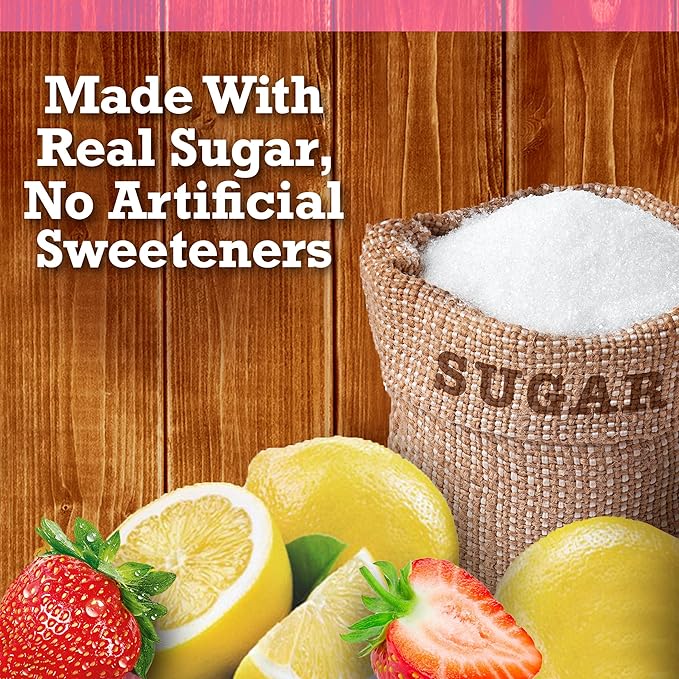 Country Time Strawberry Lemonade Ready to Drink Flavored Drink Pouches, 40 ct Pack, 4 Boxes of 10 Drink Pouches