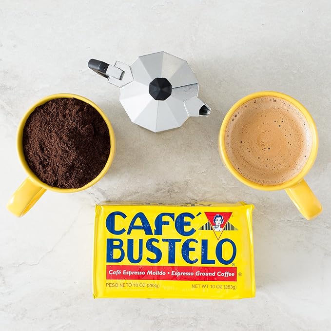 Café Bustelo Coffee, Espresso Ground Coffee Brick, 6 Ounces, 28 Count