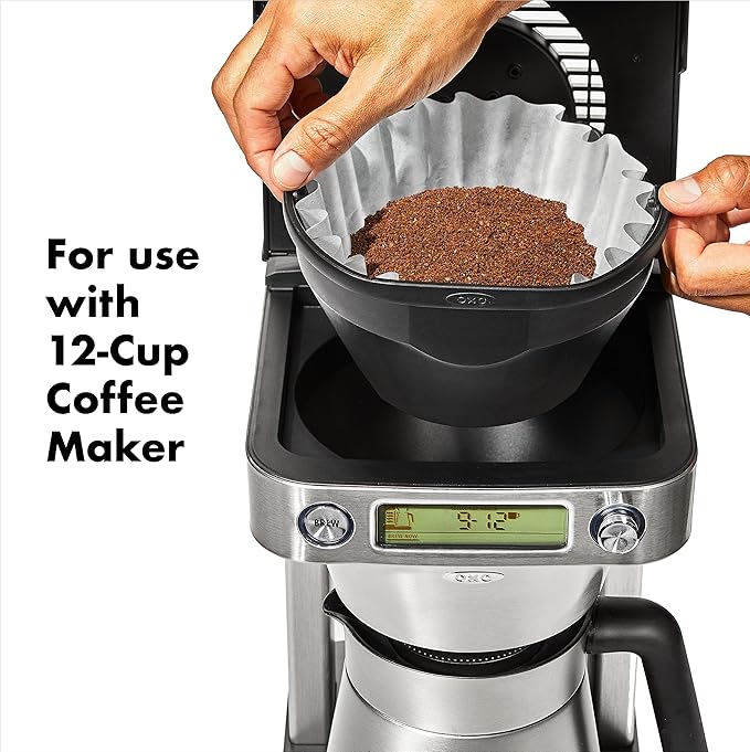 OXO Brew Commercial Basket Style Large Coffee Filters, 5-12 Cup