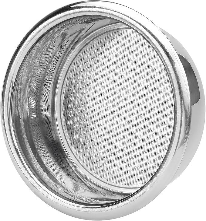 Normcore 58mm Portafilter Basket Coffee Filter, Double Layer, 304 Stainless Steel, 0.8mm Thickness, Comes with 58.5mm Puck Screen, 20 Gram