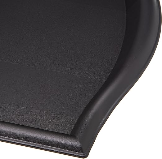Carlisle FoodService Products 1217BT03 Bistro Plastic Café Tray, 12" X 17", Black (Pack of 3)