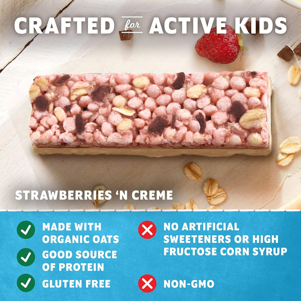 Zbar Protein Strawberries 'N Creme Crispy Snack Bars