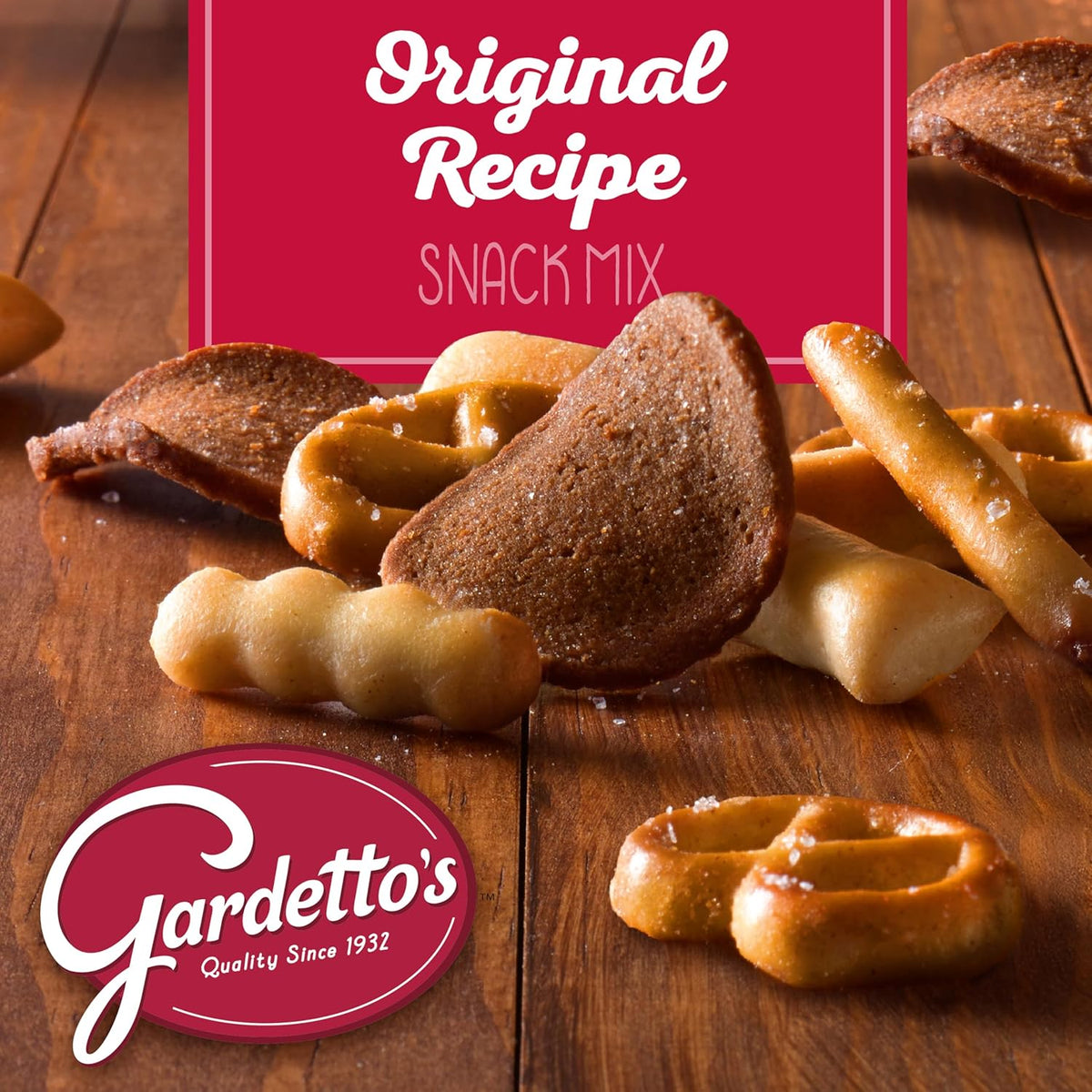 Gardetto's Original Recipe Snack Mix, Salty Snacks Tub, 18 oz