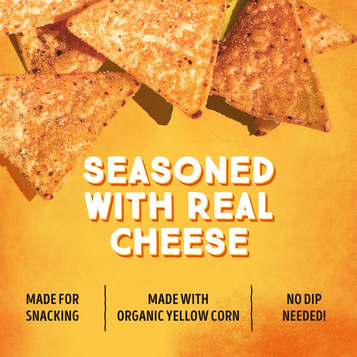 LATE JULY Snacks Nacho Cheese Tortilla Chips, 6 Oz Bag