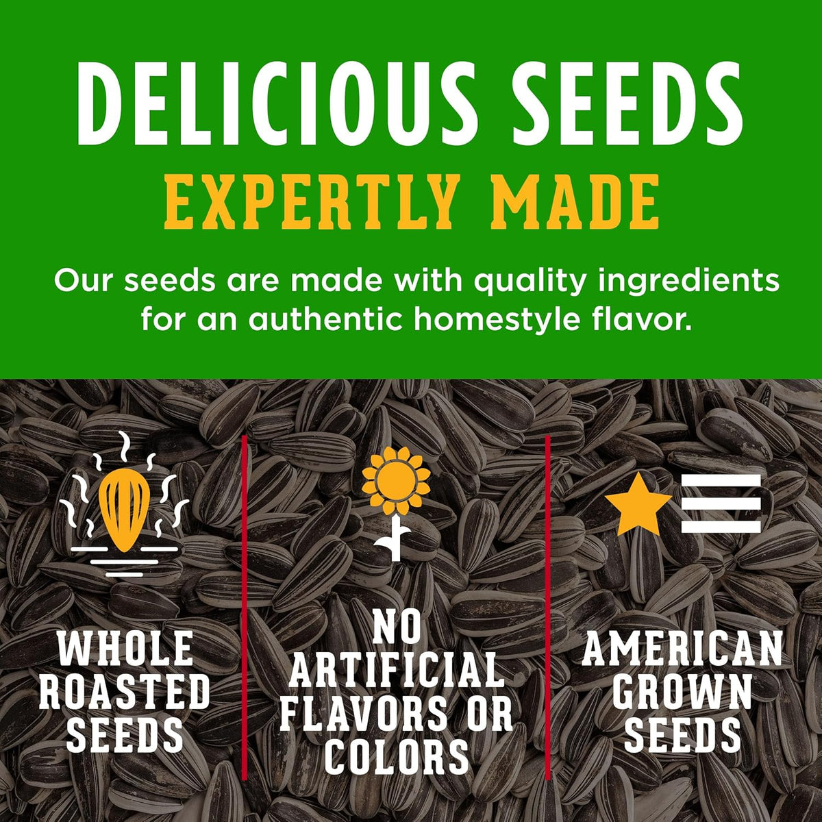 DAVID Reduced Sodium Sunflower Seeds, Original Flavor, 16 oz.