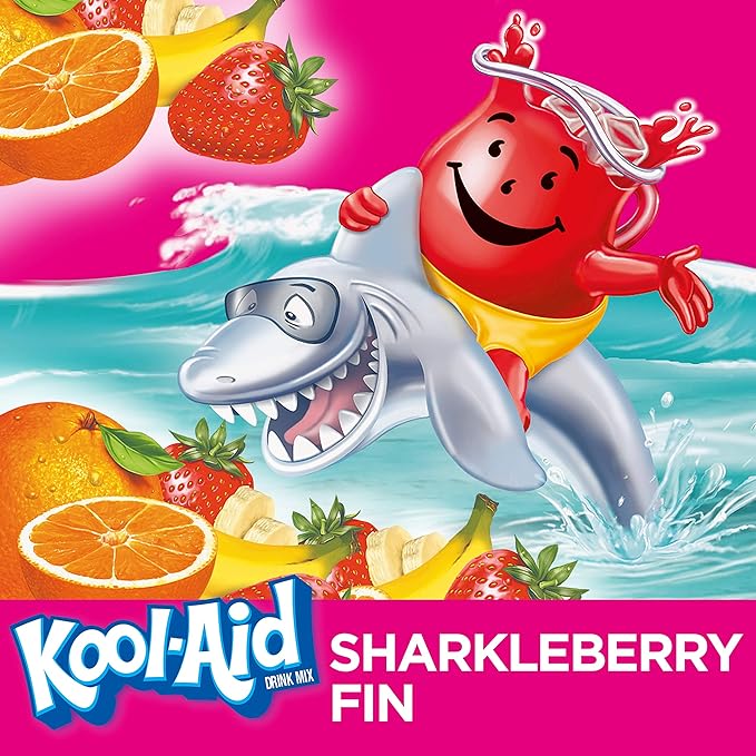 Kool-Aid Caffeine Free Strawberry Orange Punch Sweetened Powdered Drink Mix 12 Count 19 oz Canisters