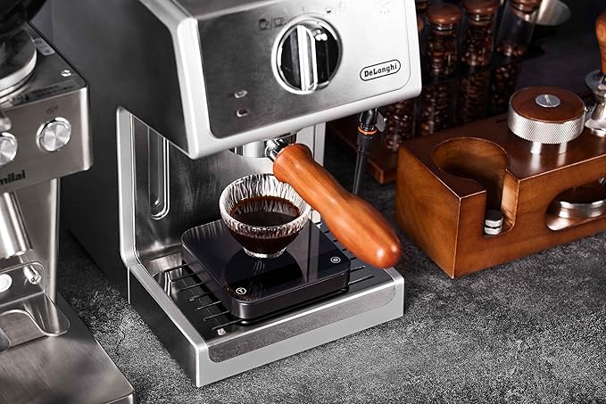 51mm espresso accessories kit include WDT tool Dosing Funnel and Puck Screen Set distribution tool can Break up Clumps funnel fit delonghi and casabrew machines