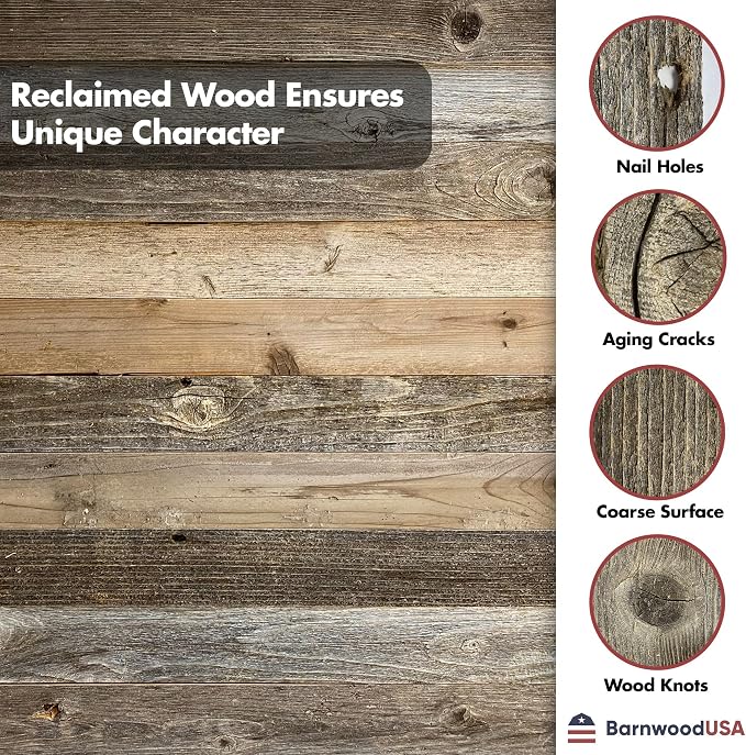 BARNWOODUSA Rustic Decorative Ladder - 100% Upcycled Wood (72" x 12" x 1.5", White Wash)