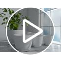 Utopia Home - Plant Pots Indoor with Drainage - 7/6.6/6/5.3/4.8 Inches Flower Pots for Indoor Planter - 5 Pack Plastic Planters - Ideal for Stocking Stuffers or Home Christmas Decorations - Aqua