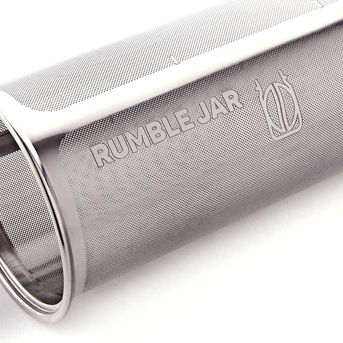 Rumble Jar - Next-Gen Cold Brew Coffee Maker for Mason Jars - 200 Micron Filter Is Ideal for Coarse Grounds & Stronger Coffee - Standalone Filter (no Mason Jar included)