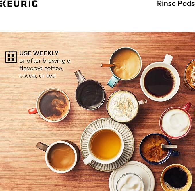 Keurig Brewer Maintenance Kit, Includes Descaling Solution, Water Filter Cartridges & Rinse Pods, Compatible with Keurig Classic/1.0 & 2.0 K-Cup Pod Coffee Makers, 14 count