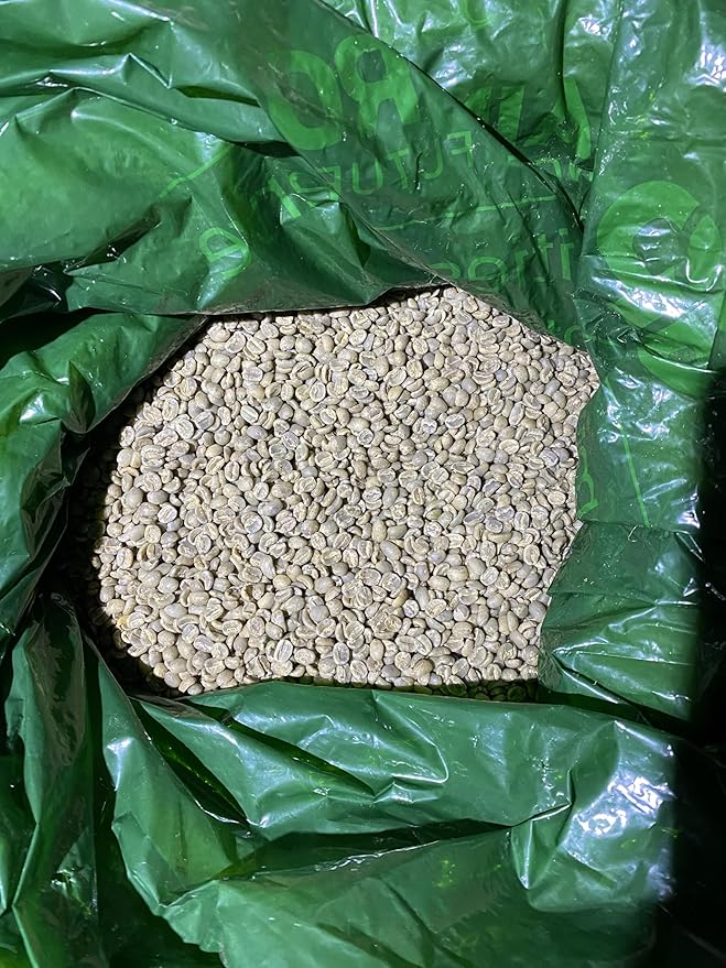Kenya AA Grade Unroasted Green Arabica Coffee Beans from Kenyan Highlands - 100% Pure Arabica Coffee Beans With Optimal Flavor Freshness - Handpicked, Washed & Sun Dried - 10 LB
