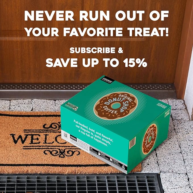 The Original Donut Shop Decaf Keurig Single-Serve K-Cup Pods, Medium Roast Coffee, 48 Count