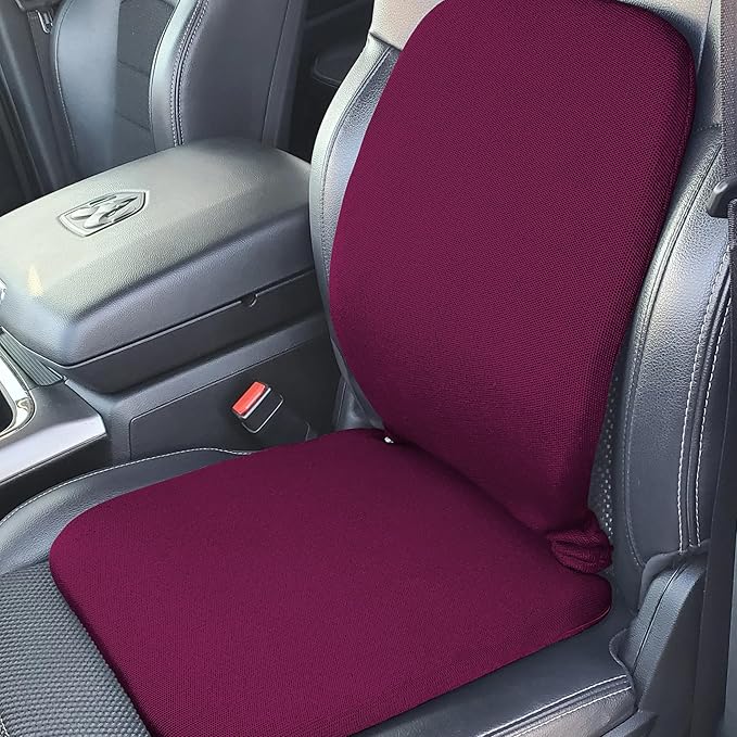McCarty’s SacroEase MSC1-PURPLE Cover Only – Replacement Cover for SacroEase Premium & Deluxe Lumbar Back Support Car Seat Cushion (Insert Not Included) – Fits 16 x 15 x 19 Inches