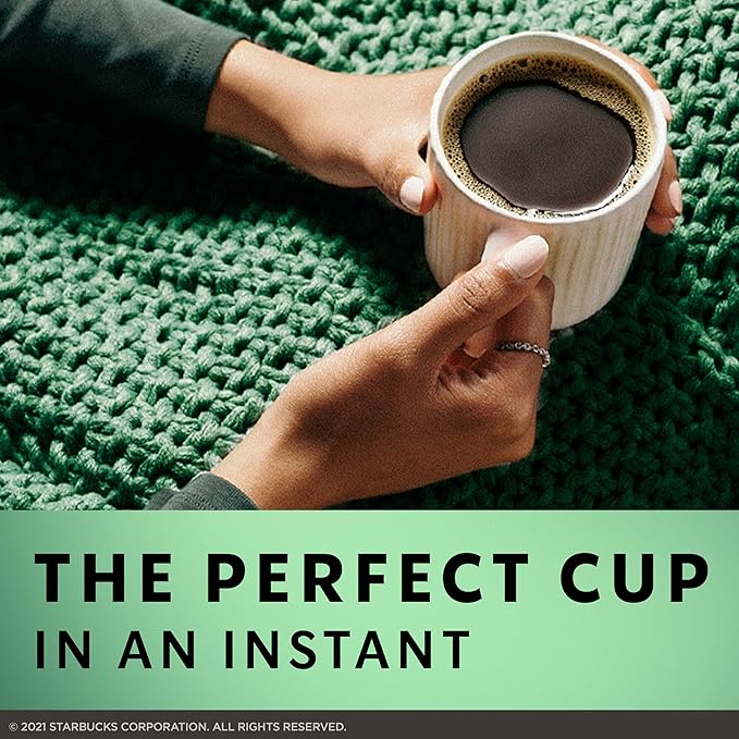 Starbucks Premium Instant Coffee — Dark Roast — 100% Arabica — 1 Tin (up to 40 cups)