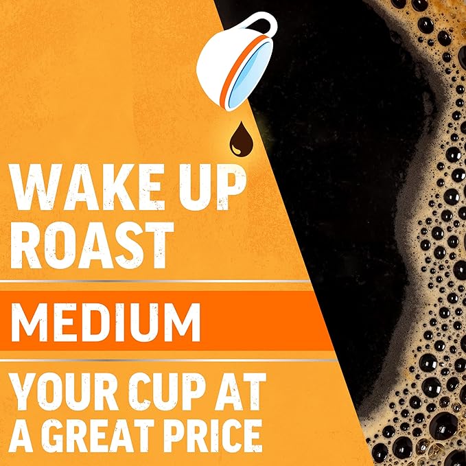 Maxwell House Medium Roast Wake Up Roast Ground Coffee, 30.65 oz. Canister