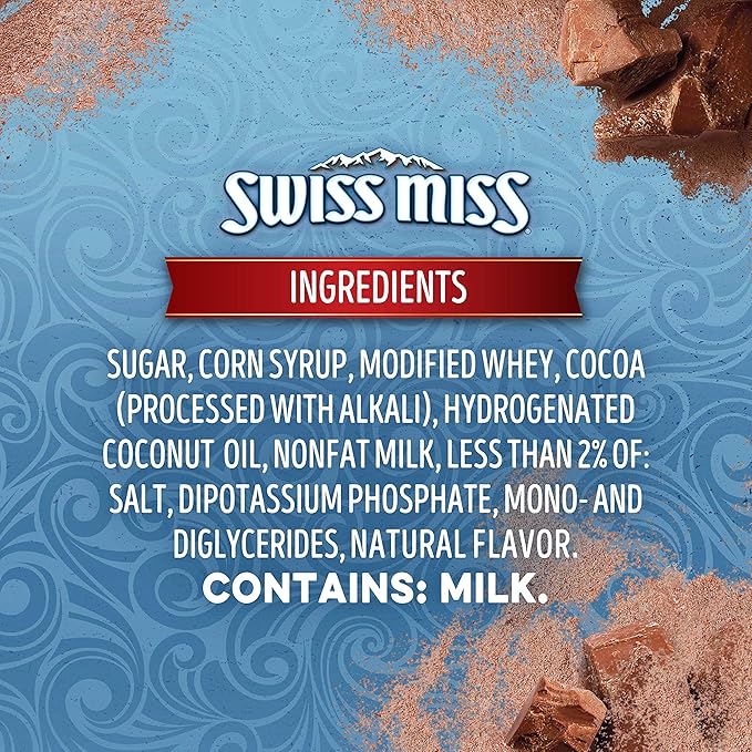 Swiss Miss Milk Chocolate Flavor Hot Cocoa Mix Canister, 38.27 oz. (Pack of 5)