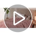 NEWCOSPLAY Super Soft Throw Blanket Pink Premium Silky Flannel Fleece 3D Ribbed Jacquard Lightweight Bed Blanket All Season Use (Pink Ribbed, Throw(50"x60"))
