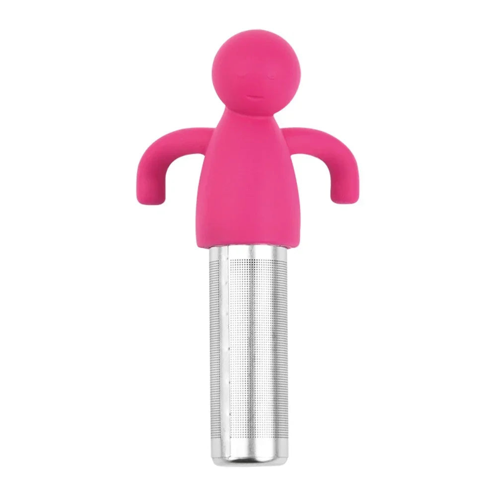 Stainless Steel Tea Infuser Kitchen Accessory Household Use Reusable Metal Makeup Brushes  Massage Kitchen Dining Bar Garden