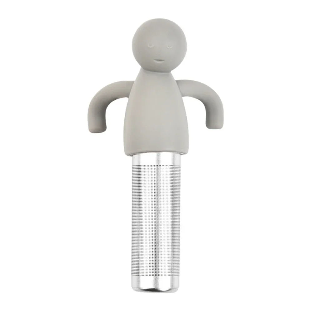 Stainless Steel Tea Infuser Kitchen Accessory Household Use Reusable Metal Makeup Brushes  Massage Kitchen Dining Bar Garden