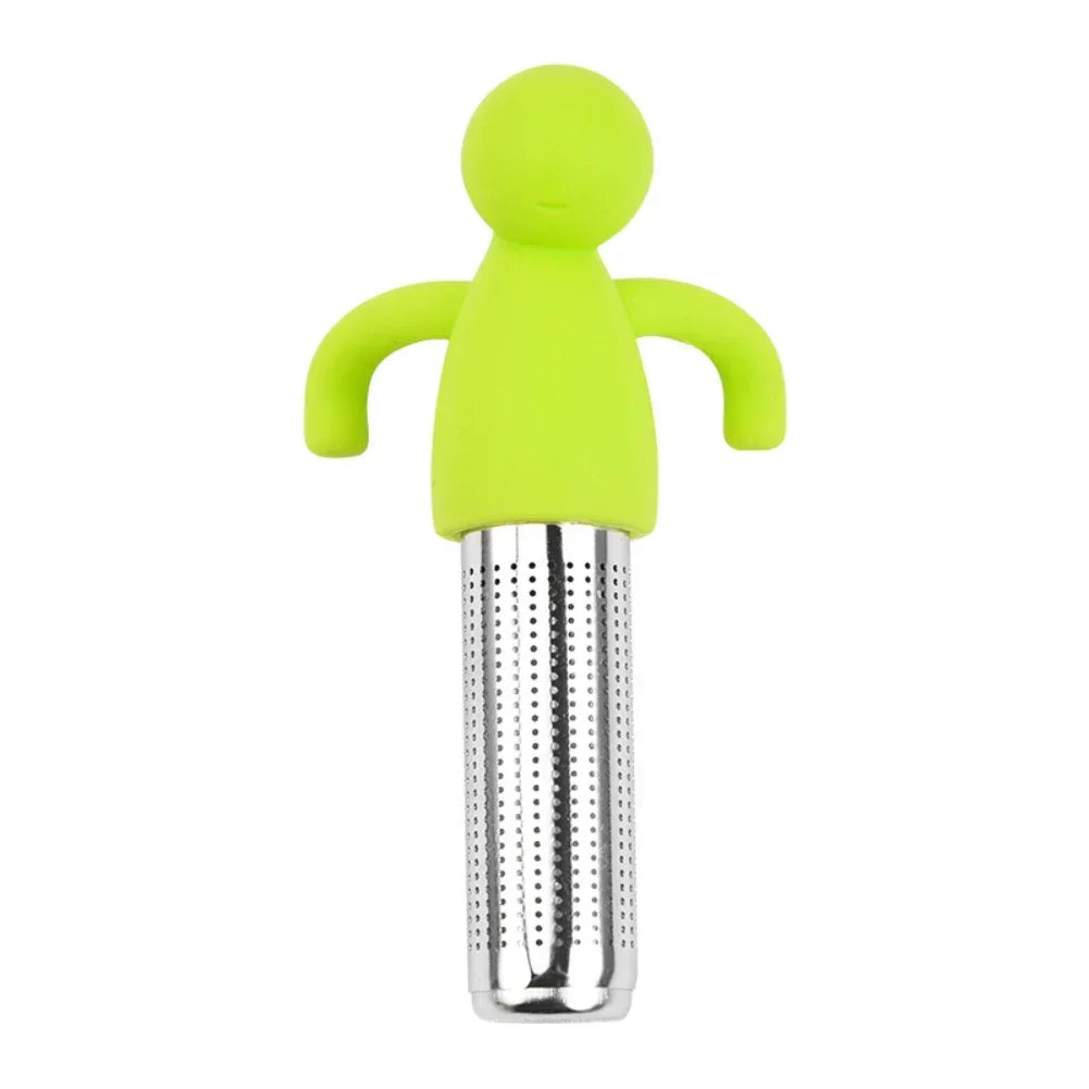 Stainless Steel Tea Infuser Kitchen Accessory Household Use Reusable Metal Makeup Brushes  Massage Kitchen Dining Bar Garden